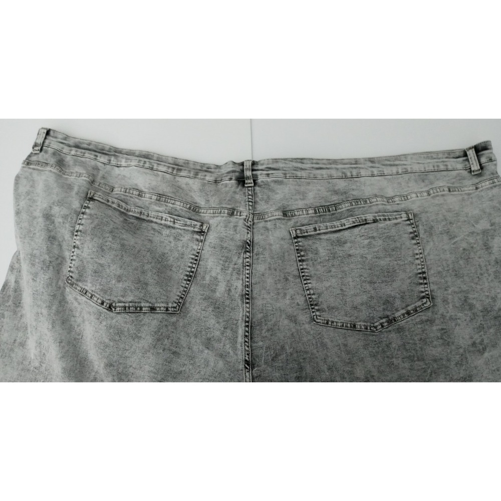 Universal Standard NEW Size 38*x30 High Rise Light Gray Acid Wash Jeans - Picture 10 of 12